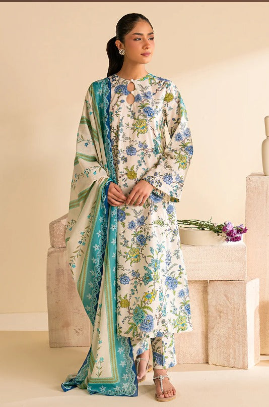 3PC Digital Printed Lawn