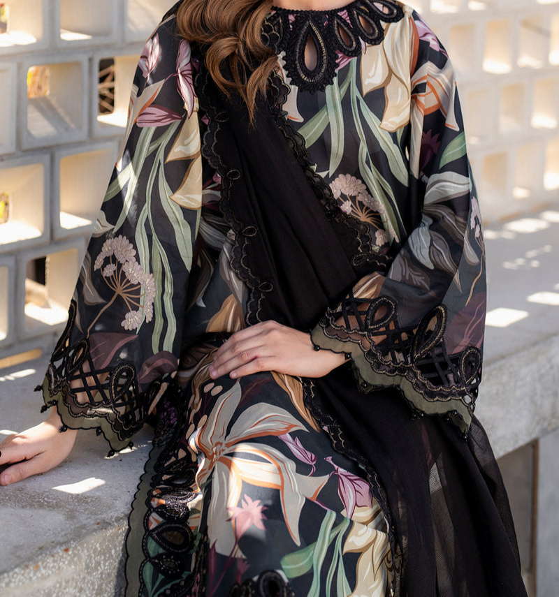 3PC DIGITAL PRINTED DIAMOND LINEN UNSTITCHED SUIT