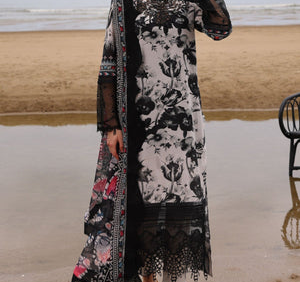 3PC DIGITAL PRINTED DIAMOND LINEN UNSTITCHED SUIT