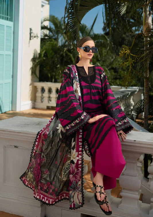 ELAF 3PC-LAWN BY RUKH-E-BAHAR