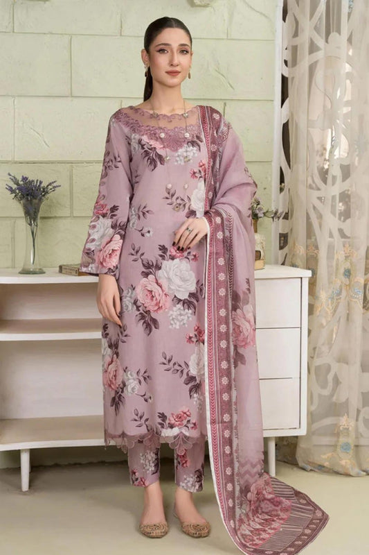 IZNIK - 3PC Digital Printed Lawn