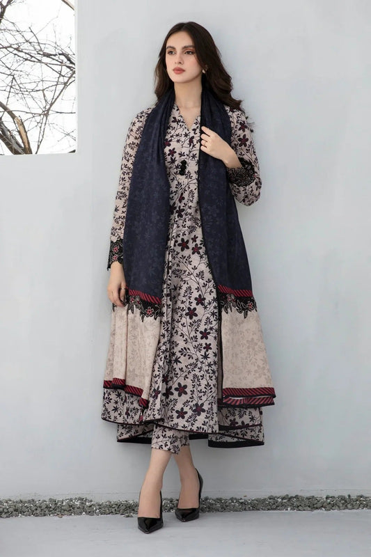 IZNIK - 3PC Digital Printed Lawn