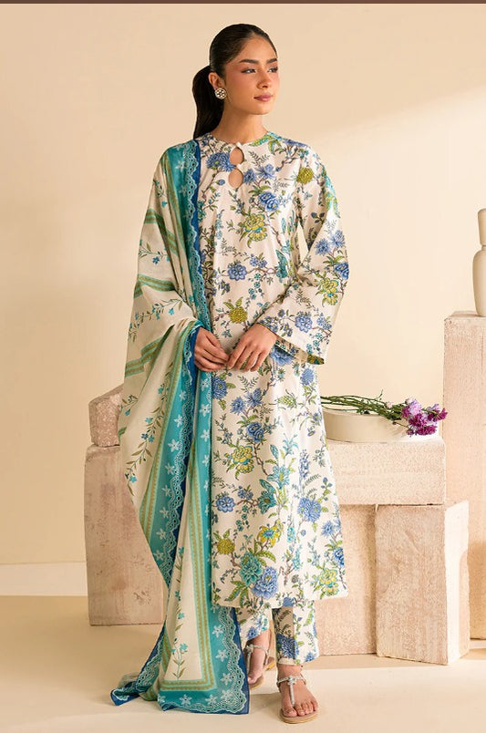 3PC Digital Printed Lawn