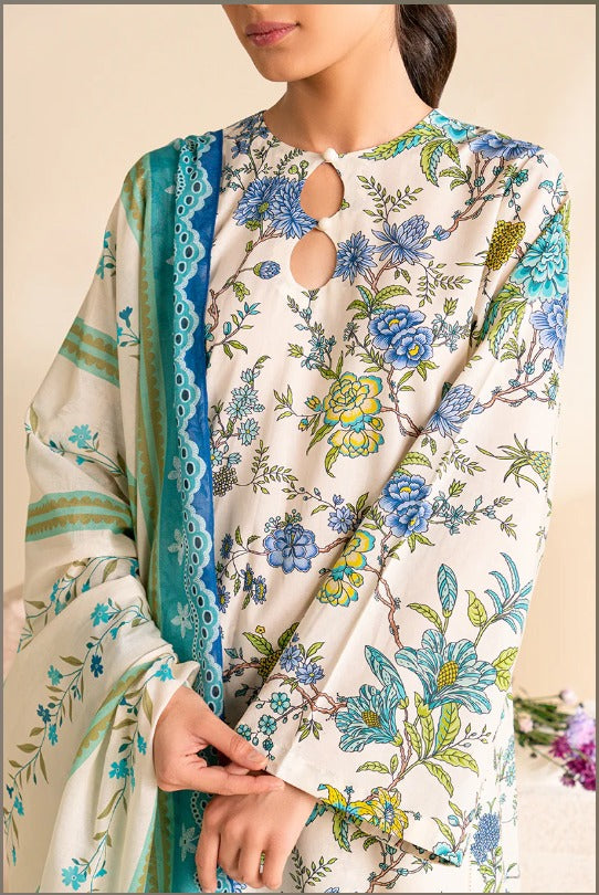 3PC Digital Printed Lawn