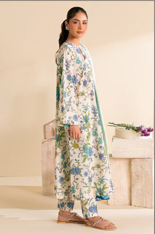 3PC Digital Printed Lawn