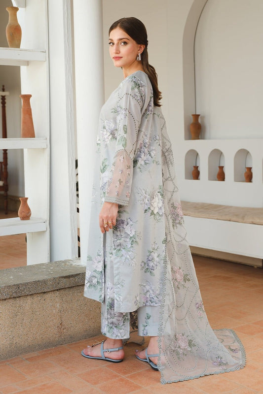 IZNIK - 3PC Digital Printed Lawn