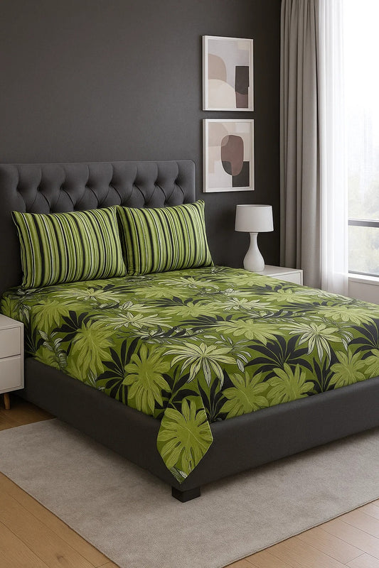 3PC KING SIZE PURE COTTON BEDSHEET
