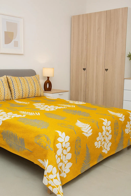 3PC KING SIZE PURE COTTON BEDSHEET