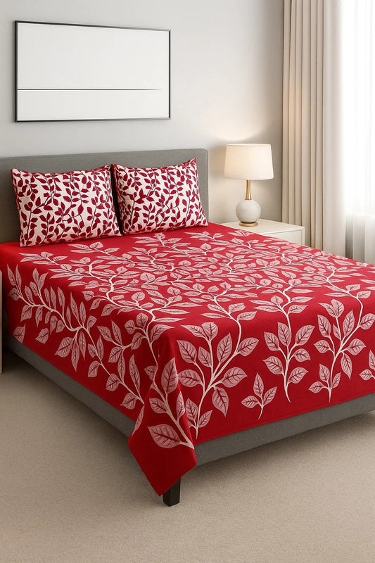 3PC KING SIZE PURE COTTON BEDSHEET