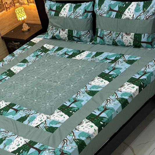 3PC KING SIZE EXPORT QUALITY BEDSHEET