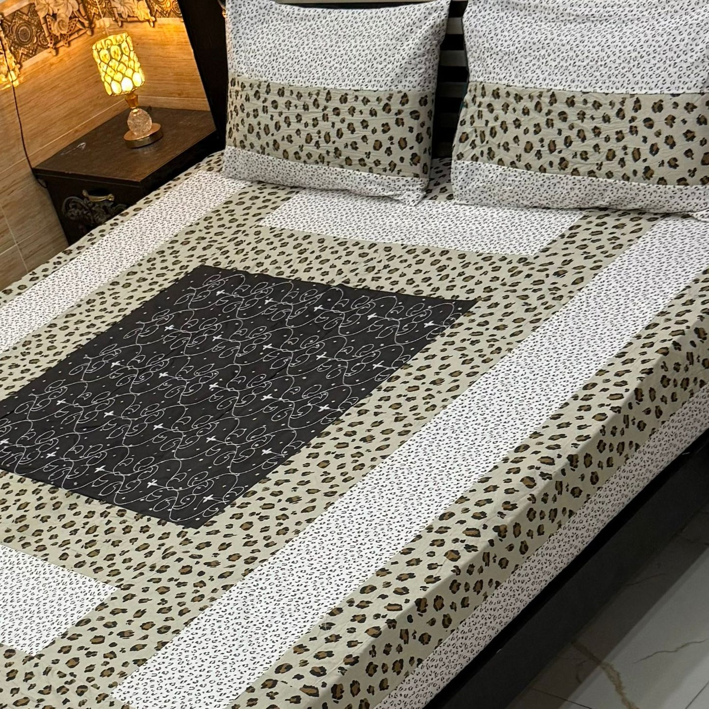 3PC KING SIZE EXPORT QUALITY BEDSHEET