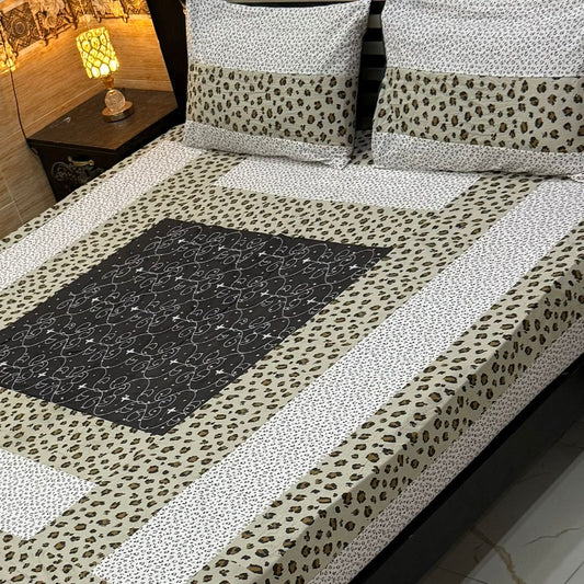 3PC KING SIZE EXPORT QUALITY BEDSHEET