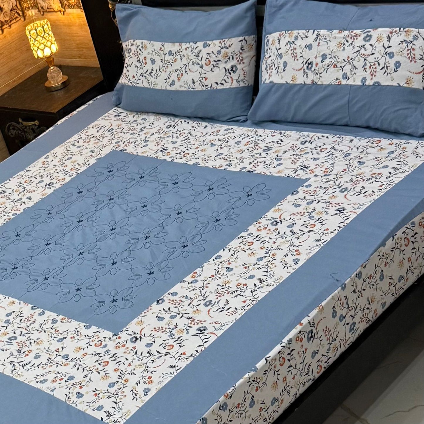 3PC KING SIZE EXPORT QUALITY BEDSHEET