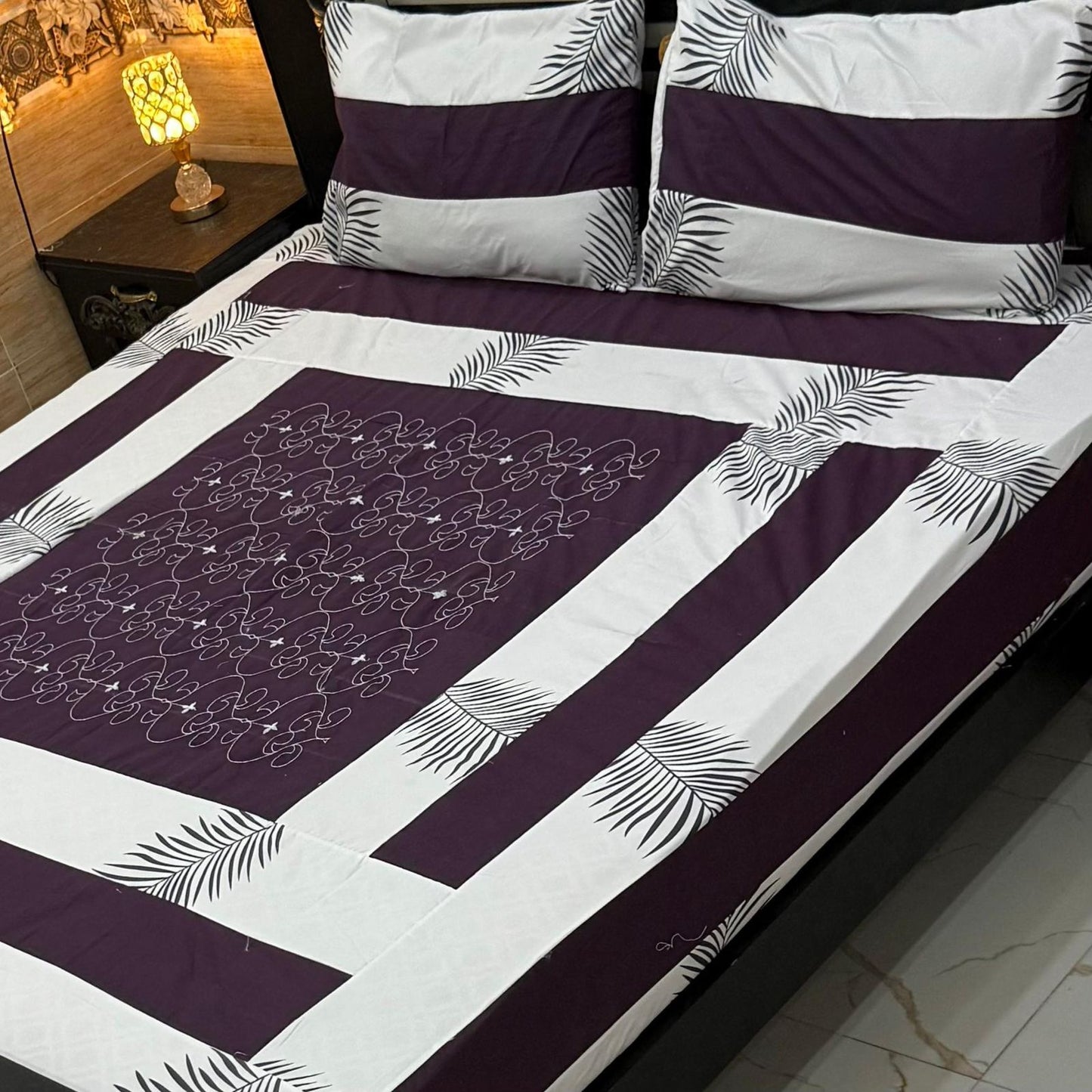 3PC KING SIZE EXPORT QUALITY BEDSHEET