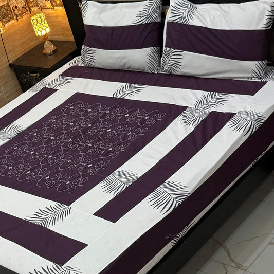 3PC KING SIZE EXPORT QUALITY BEDSHEET
