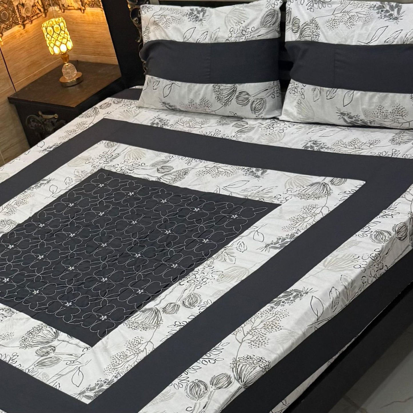3PC KING SIZE EXPORT QUALITY BEDSHEET