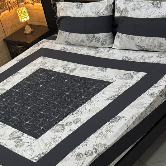 3PC KING SIZE EXPORT QUALITY BEDSHEET