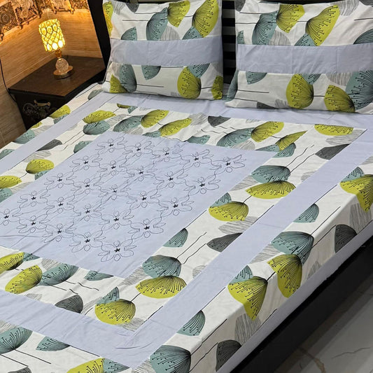 3PC KING SIZE EXPORT QUALITY BEDSHEET