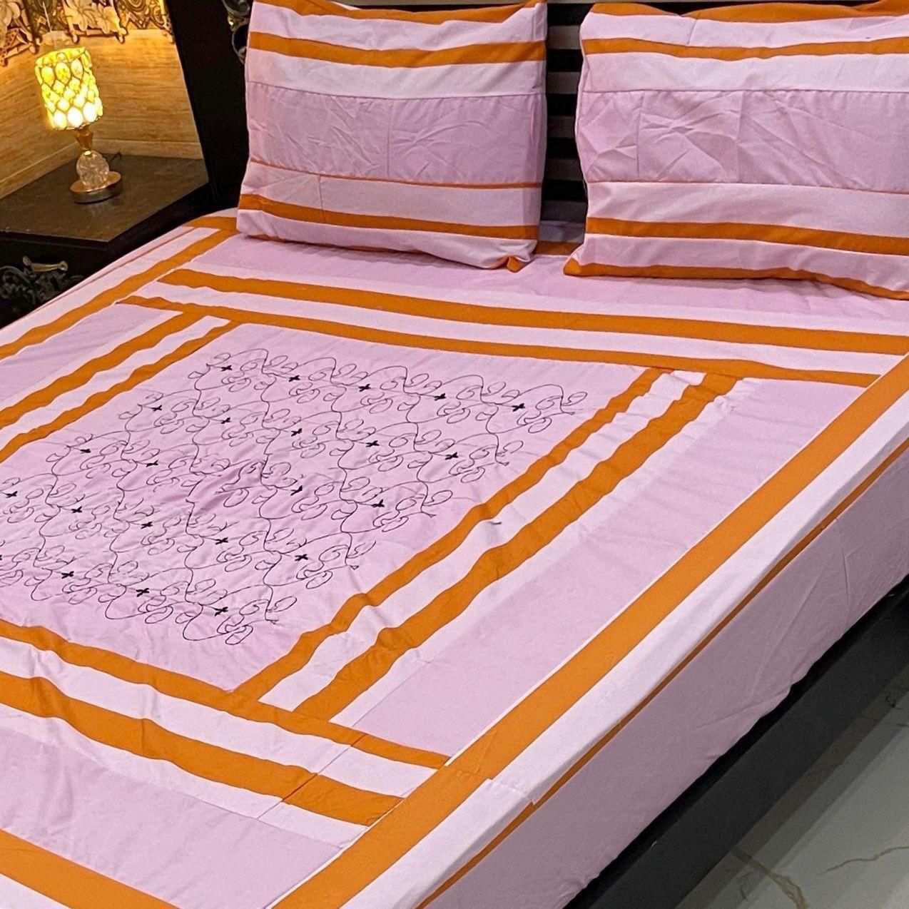 3PC KING SIZE EXPORT QUALITY BEDSHEET