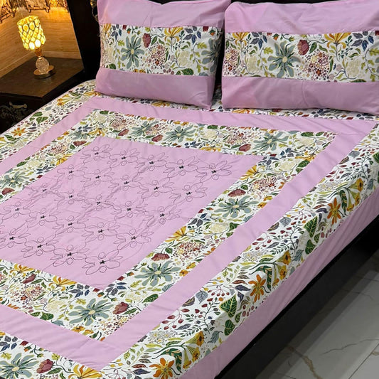 3PC KING SIZE EXPORT QUALITY BEDSHEET