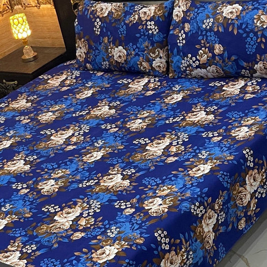 3PC KING SIZE PURE COTTON EXPORT QUALITY BEDSHEET