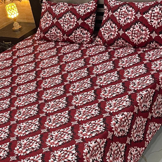 3PC KING SIZE PURE COTTON EXPORT QUALITY BEDSHEET