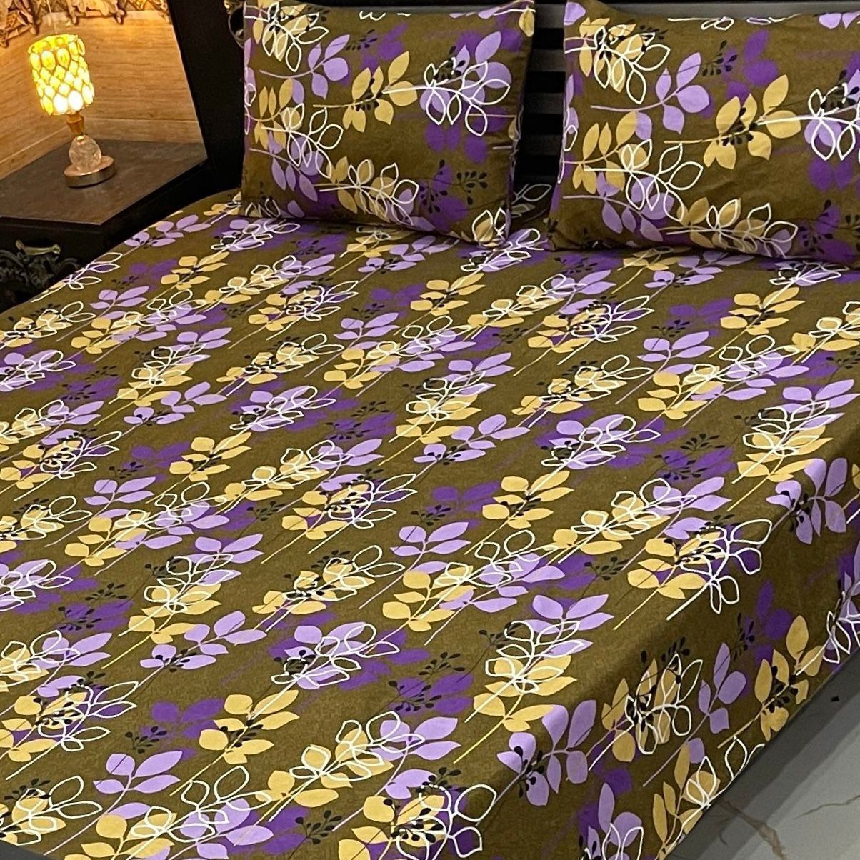 3PC KING SIZE PURE COTTON EXPORT QUALITY BEDSHEET