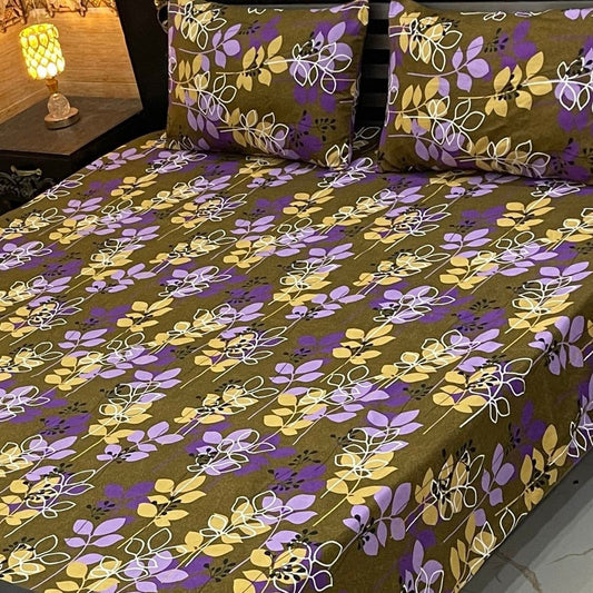 3PC KING SIZE PURE COTTON EXPORT QUALITY BEDSHEET