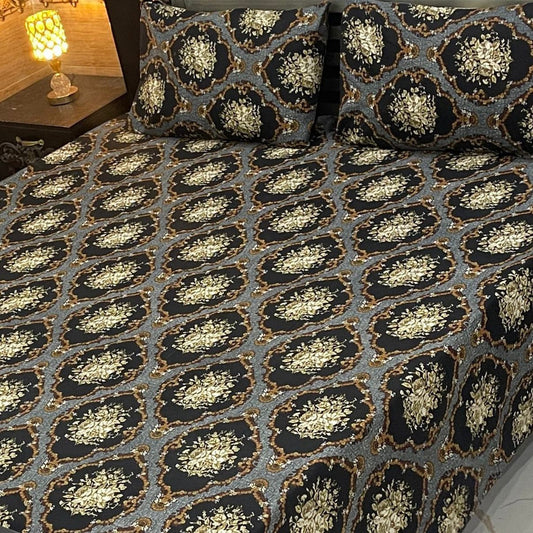 3PC KING SIZE PURE COTTON EXPORT QUALITY BEDSHEET