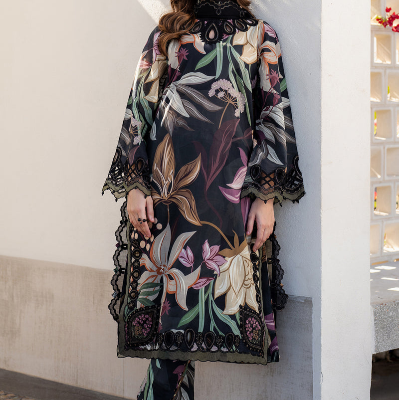 3PC DIGITAL PRINTED DIAMOND LINEN UNSTITCHED SUIT