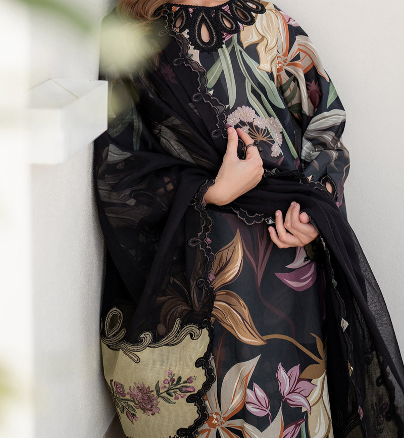 3PC DIGITAL PRINTED DIAMOND LINEN UNSTITCHED SUIT