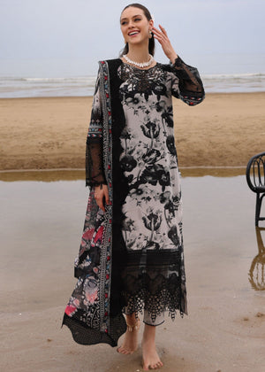 3PC DIGITAL PRINTED DIAMOND LINEN UNSTITCHED SUIT