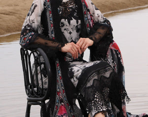 3PC DIGITAL PRINTED DIAMOND LINEN UNSTITCHED SUIT