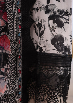 3PC DIGITAL PRINTED DIAMOND LINEN UNSTITCHED SUIT
