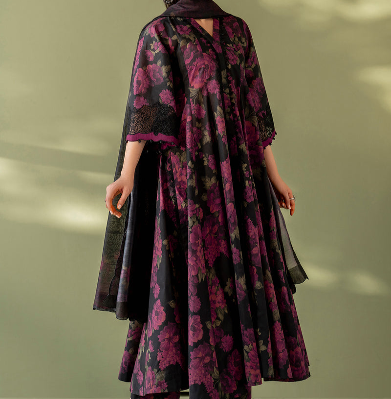 3PC DIGITAL PRINTED DIAMOND LINEN UNSTITCHED SUIT